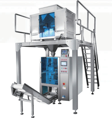 Emballeur automatique de peseur de Multihead de têtes du milieu 4 de machine à emballer de granule de Vffs