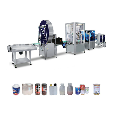 Ligne d'emballage automatique de protéine de médecine de sésame ligne de remplissage de bouteilles de poudre de café