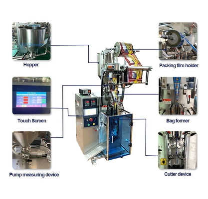 La machine de remplissage automatique liquide de sachet collent la machine à emballer de sachet de ketchup