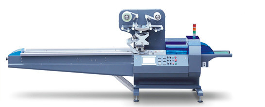 Machine de conditionnement automatique horizontale d'oreiller de gâteau de biscuit de machine d'emballage alimentaire