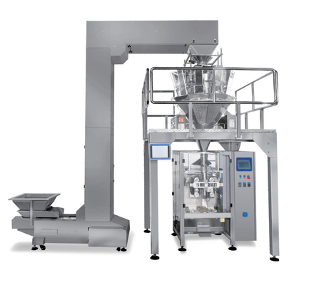 La machine à emballer automatique de sucrerie porte des fruits Chips Multihead Weigher Packing Machine