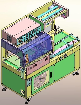 Cachetage à grande vitesse de rétrécissement d'enveloppe de la machine POF de douille en plastique automatique de film
