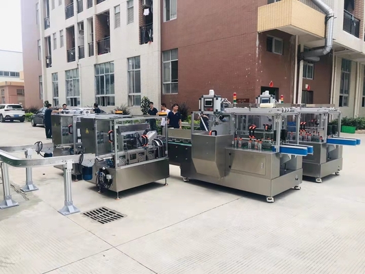 L'aileron chaud de colle insèrent le cachetage cosmétique automatique de carton de machine à emballer de boîte