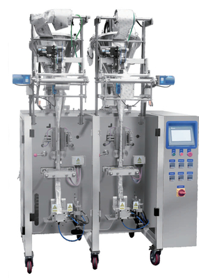 Lignes de double poche automatique verticale de casse-croûte de machine à emballer de granule petite