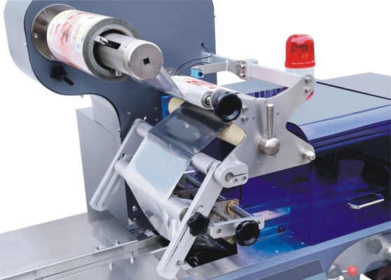 Machine de conditionnement automatique horizontale d'oreiller de gâteau de biscuit de machine d'emballage alimentaire