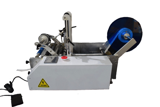 Machine à étiquettes semi-automatique de bouteille ronde