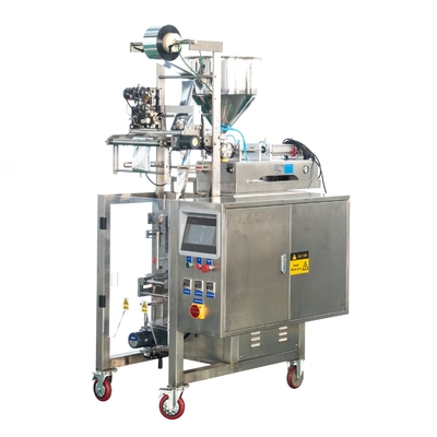 Petite taille liquide verticale volumétrique automatique de sauce à sachet d'écoulement de machine de remplissage de PLC